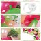 83pcs Tropical Balloons Arch Garland Kit Pink Sage Green Confetti Balloons Tropical Palm Leaves for Aloha Hawaii Jungle Summer Beach Moana Theme Birthday Baby Shower Party Supplies